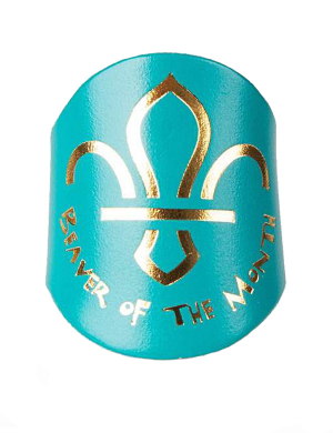 Beavers Leather Woggle - Beaver of The Month